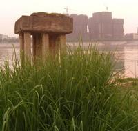 抗戰(zhàn)中的珠江便橋橋墩遺址